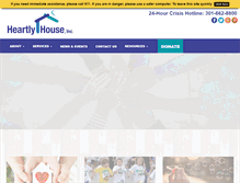 Tablet Screenshot of heartlyhouse.org